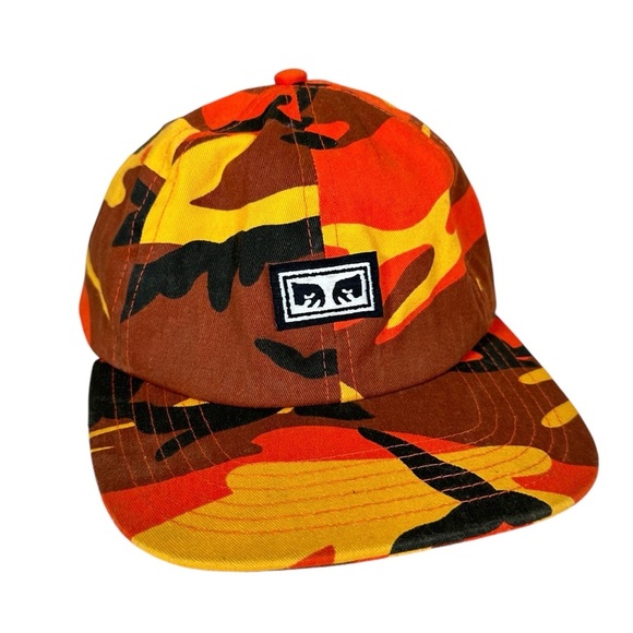 OBEY Resist 6 Field Camo Baseball Hat - Picture 2 of 7